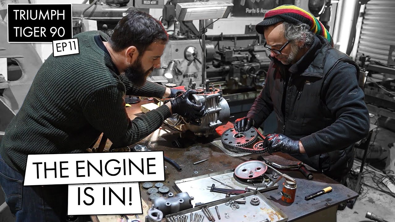The Engine Is In! (Sort of...) | Triumph Tiger 90 Restoration | Episode 11