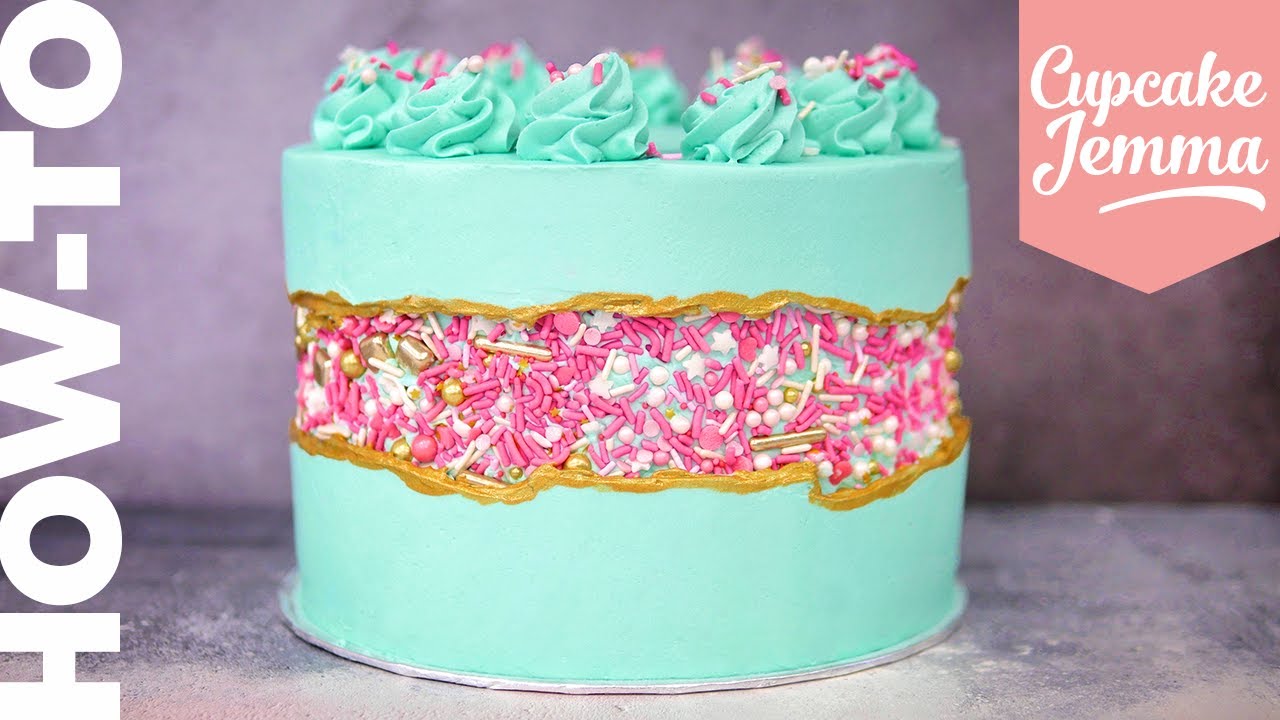 Full FAULT LINE CAKE Decoration Tutorial! | Cupcake Jemma