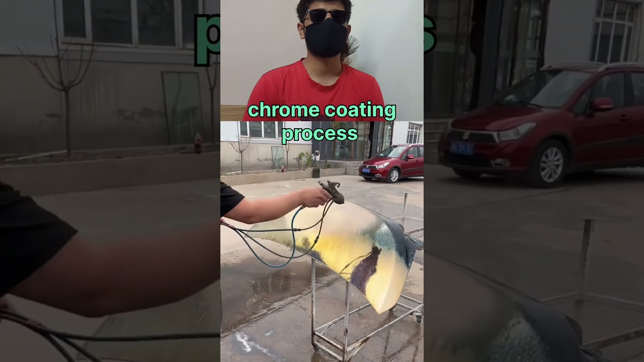 Chrome coating process 😍😳😲 #chrome #coating #process #viral #cool #satisfying