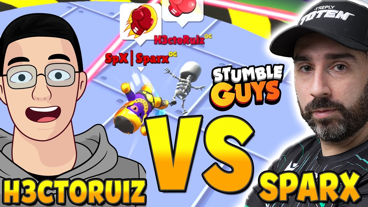 SPARX vs H3CTORUIZ 1v1 SFIDA tra TITANI! - STUMBLE GUYS ITA