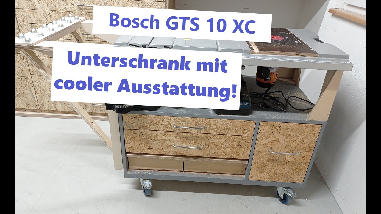 Kreissägentisch mit tollen Funktionen für Bosch GTS 10 XC und Triton TRA001