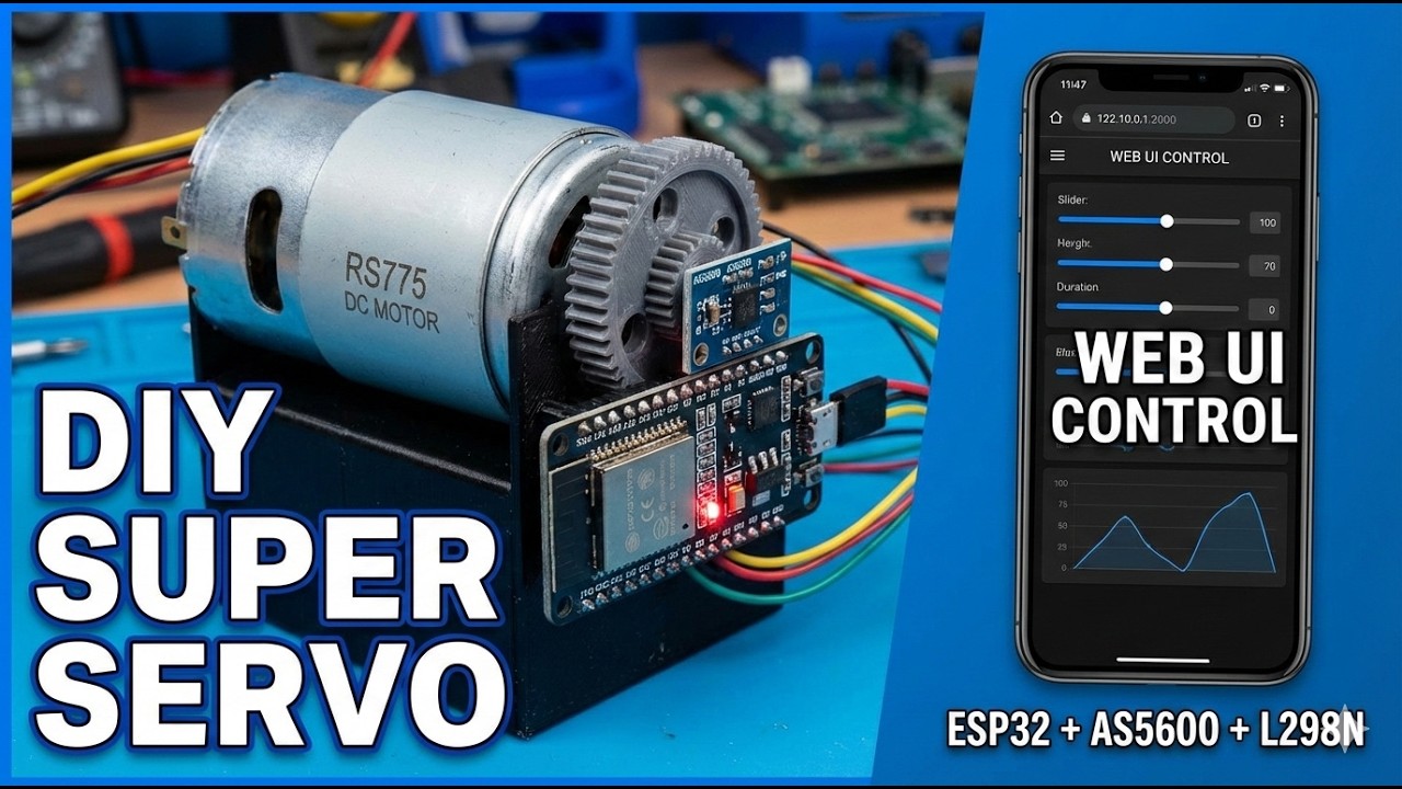 How to Convert ANY DC Motor into a High-Precision Servo