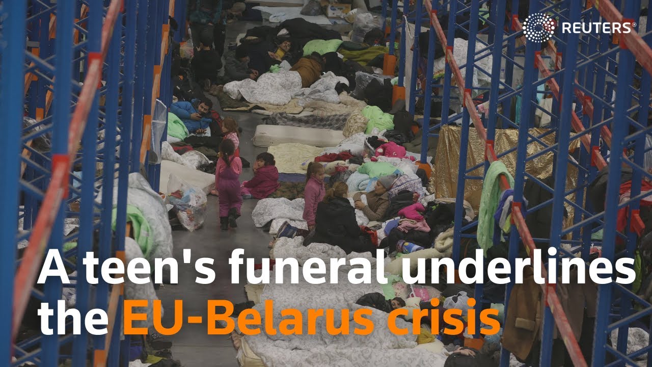 A teen's funeral underlines the EU-Belarus crisis