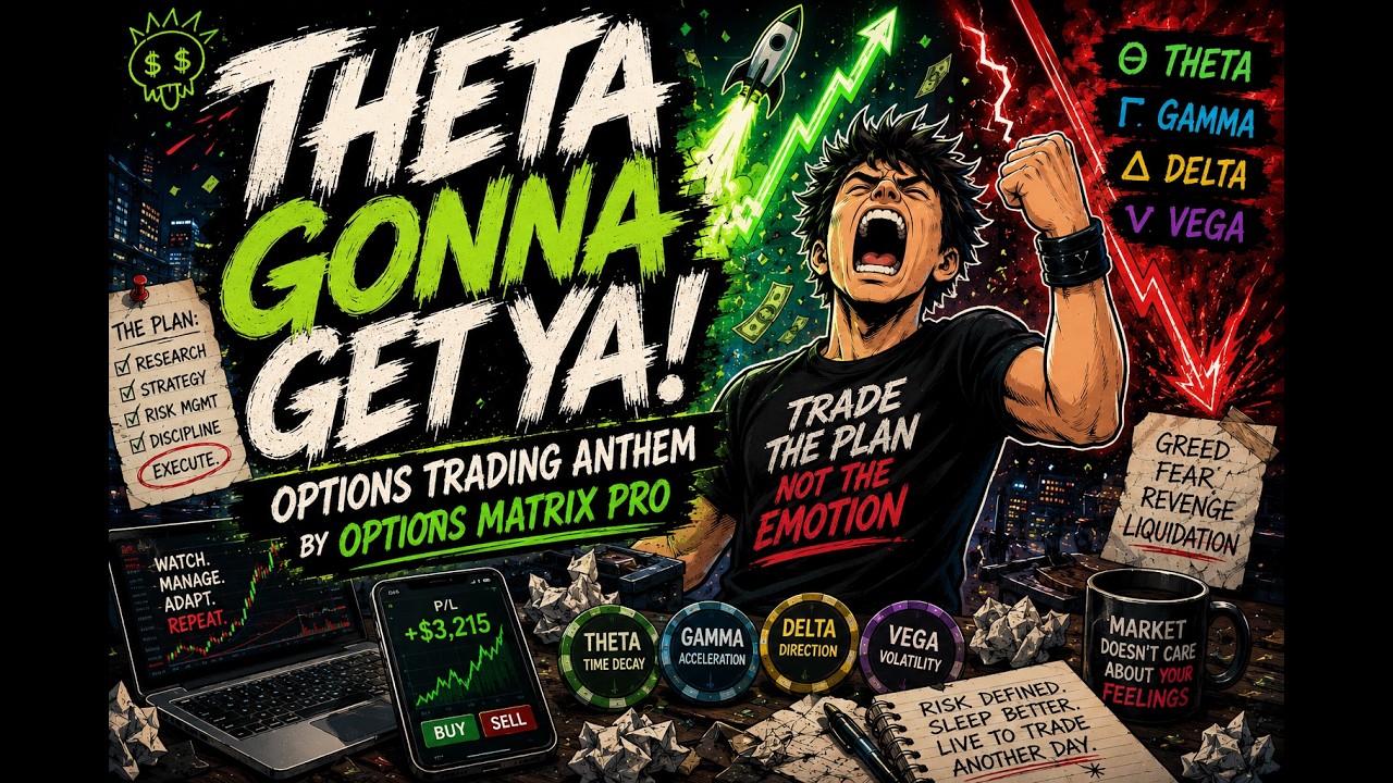Theta Gonna Get Ya! | Options Trading Anthem by Options Matrix Pro