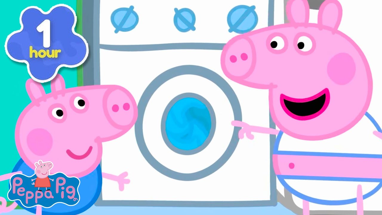 ✨Peppa Gris klesvasktrøbbel! | Peppa Gris | Tegnefilmer for barn