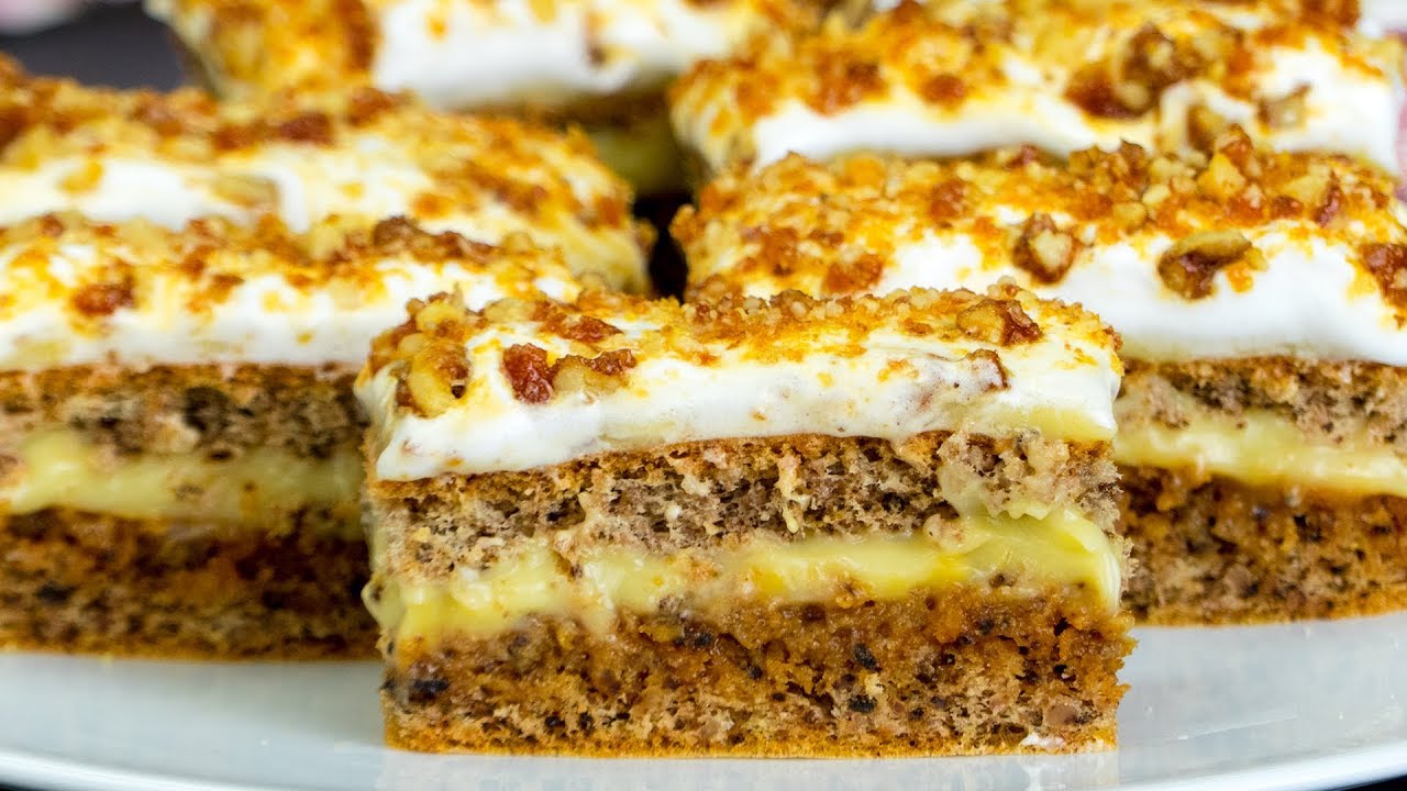 La recette du gâteau aux noix  