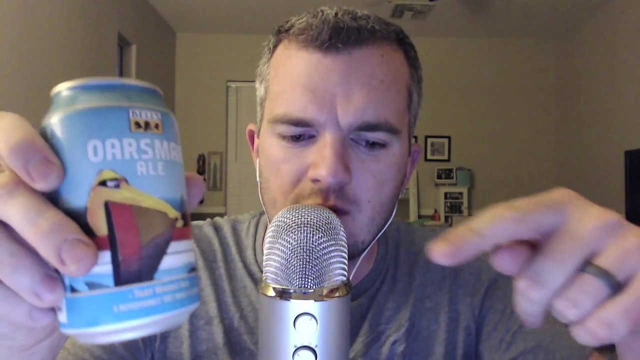 Inaudible whisper ASMR drinking Bell's Oarsman Ale