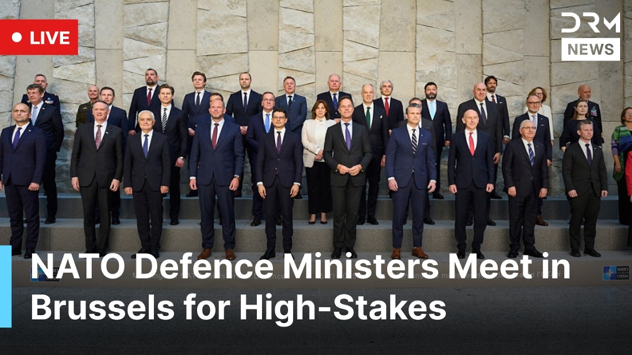 LIVE: NATO Defence Ministers Meet in Brussels for High-Stakes Security Talks