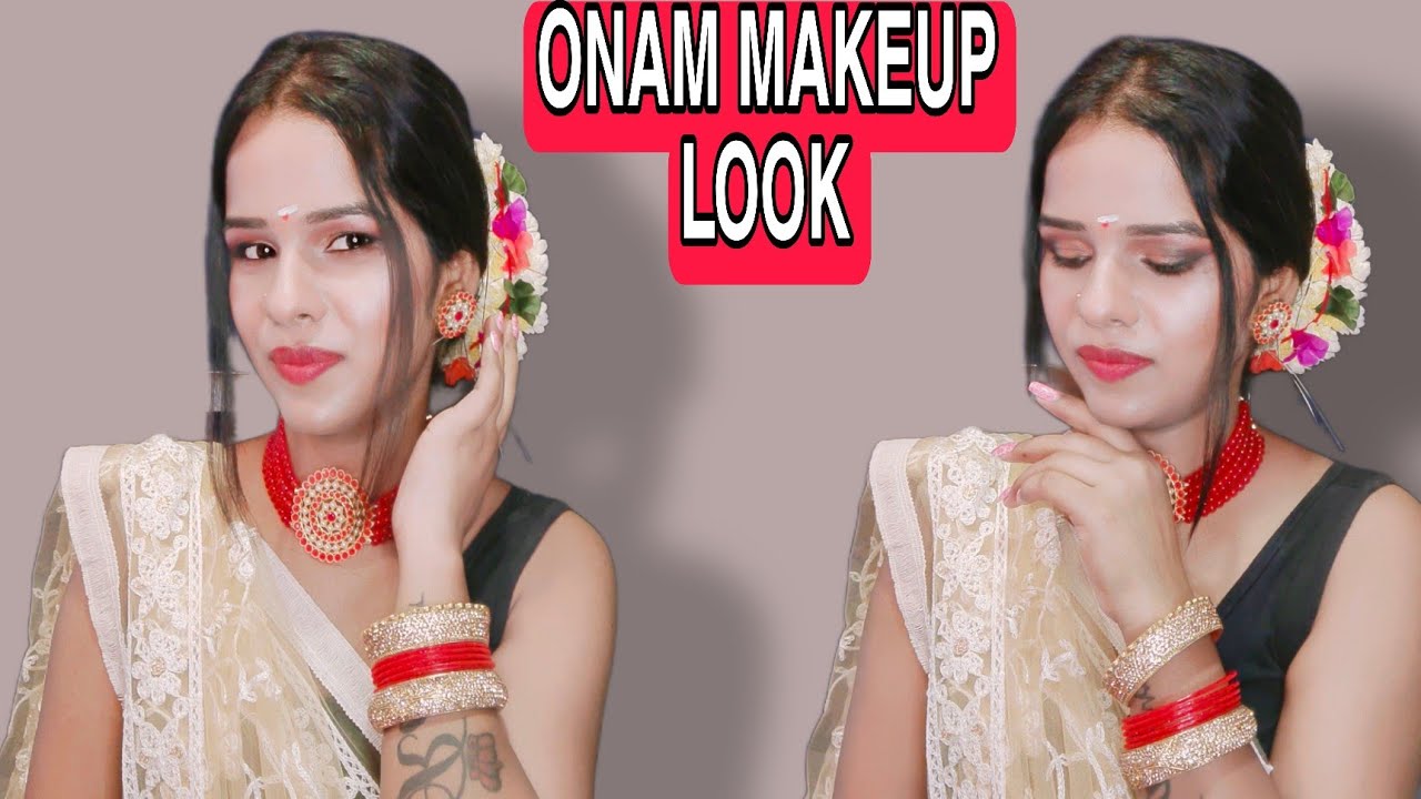 Final Onam Makeup look..2022 Malayalam Beauty Blogger #viral #trending #makeup #ad #usa