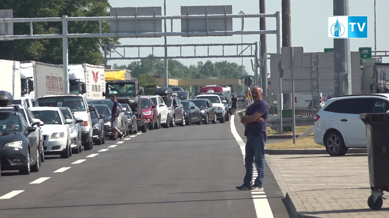 Gužva na graničnom prelazu Horgoš