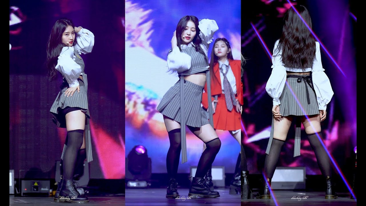 [4k] 190318 EVERGLOW(에버글로우) 시현(SIHYEON) - 봉봉쇼콜라(Bon Bon Chocolat) 직캠 [쇼케이스]