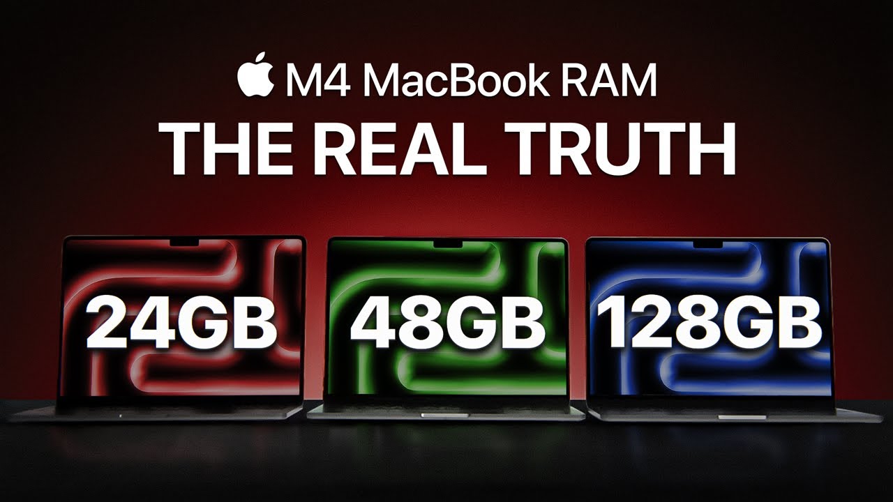 How much RAM do you ACTUALLY need in M4 Macbook Pro?