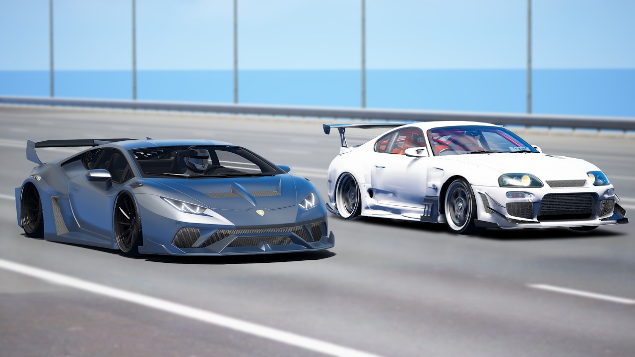 WORLDS FASTEST SUPRA vs WORLDS FASTEST LAMBORGHINI | DRAG & TRACK RACE