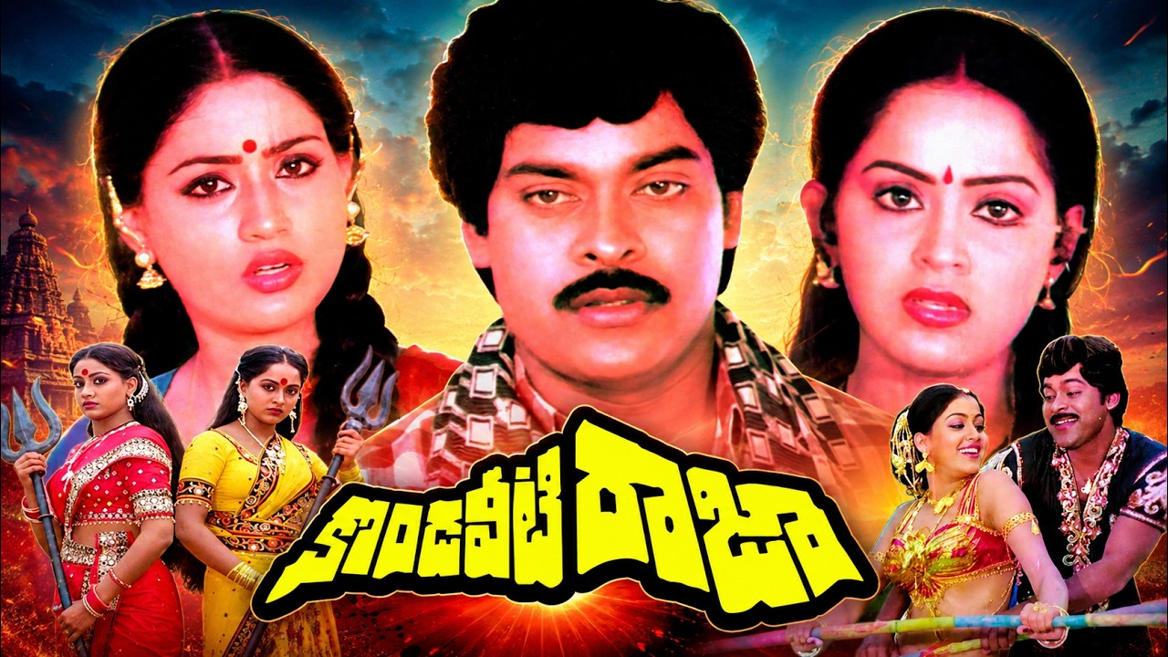 Kondaveeti Raja Full Movie | Chiranjeevi, Vijayashanti, Radha | Telugu Superhit Action Movie