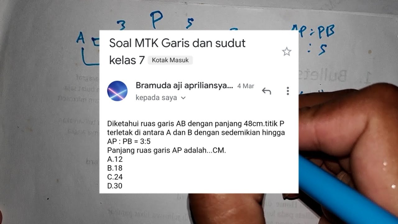 Cara Mencari Panjang Garis Dari 2 Titik - Perbandingan Garis