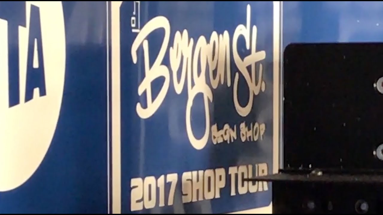 The Bergen Street Sign Shop: Where subway station signs are made