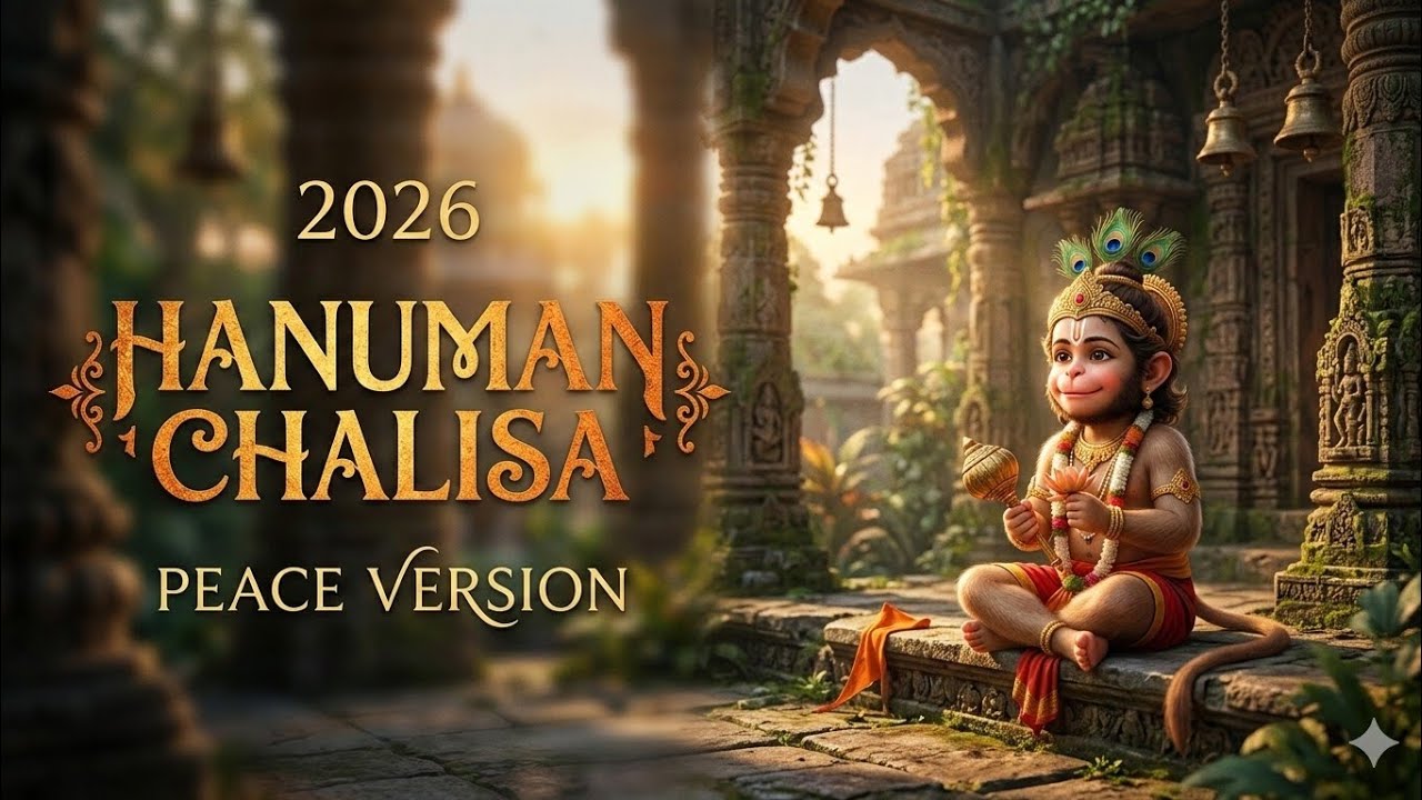 Hanuman chalisa, peace version, kid voice 