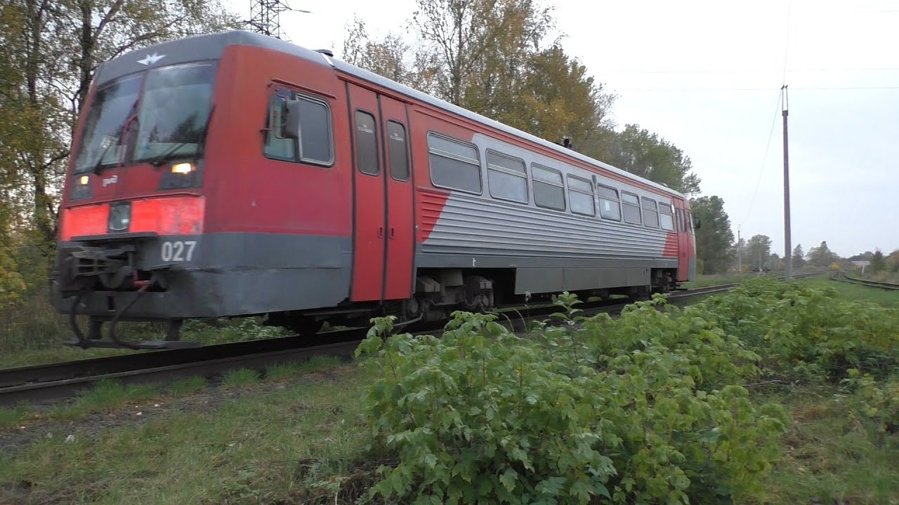 РА1 впервые в Пскове. Пригородный поезд Псков &ndash; Великие Луки [РА1-0027]