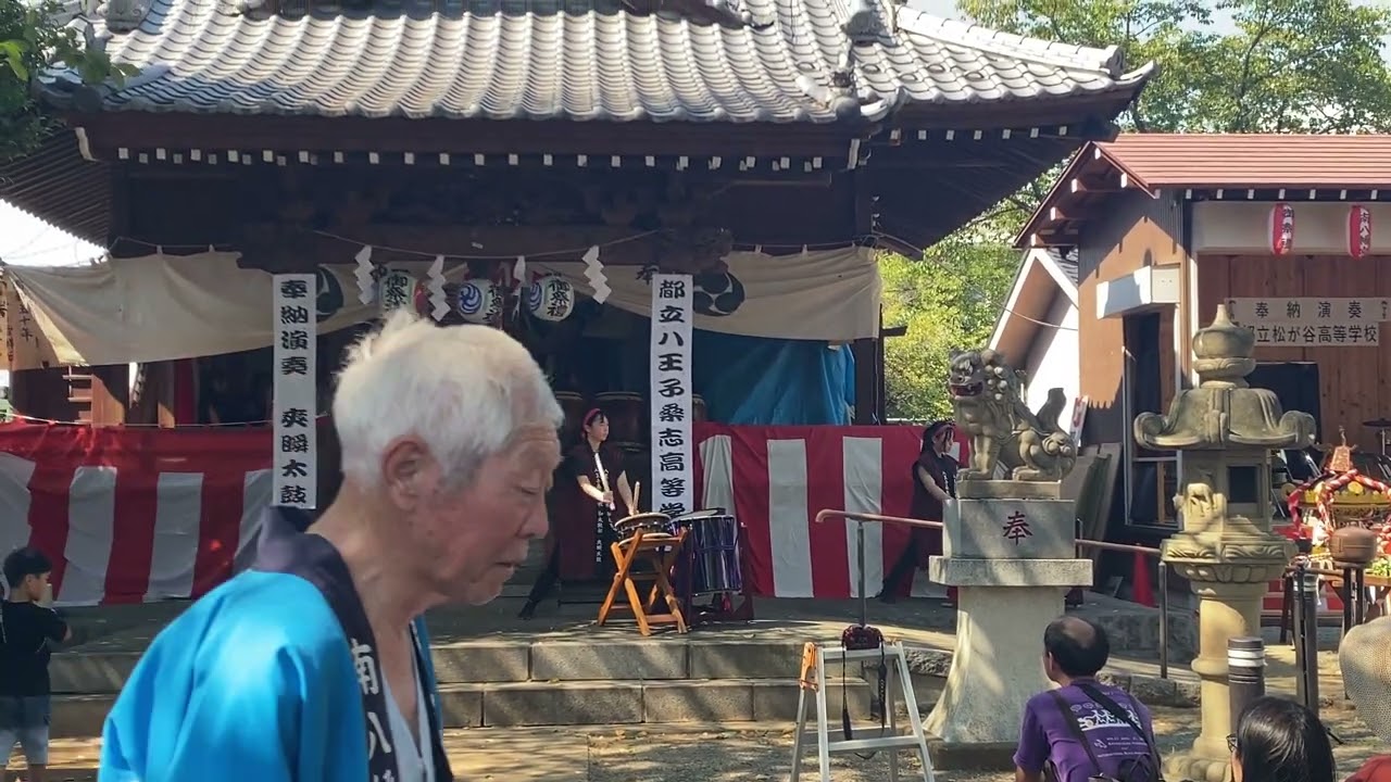 八王子桑志高校和太鼓部奉納演奏③