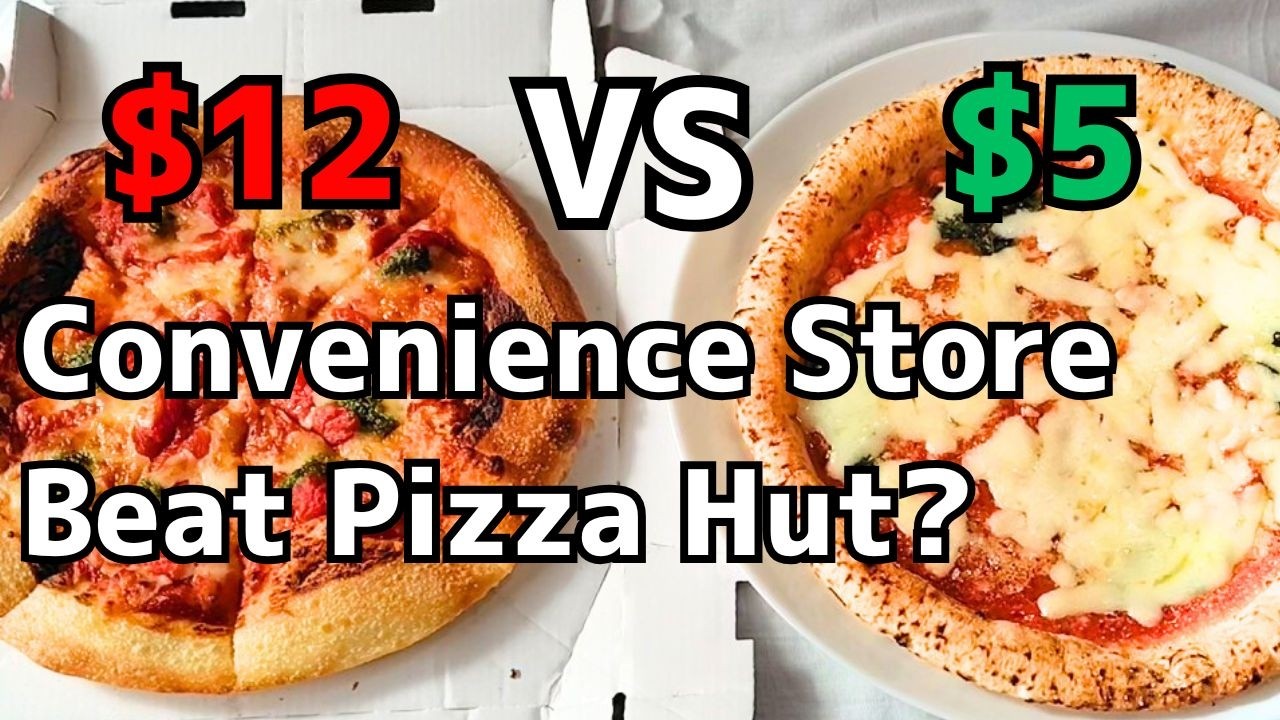 $12 Pizza vs $5 Convenience Store Pizza (Japan)