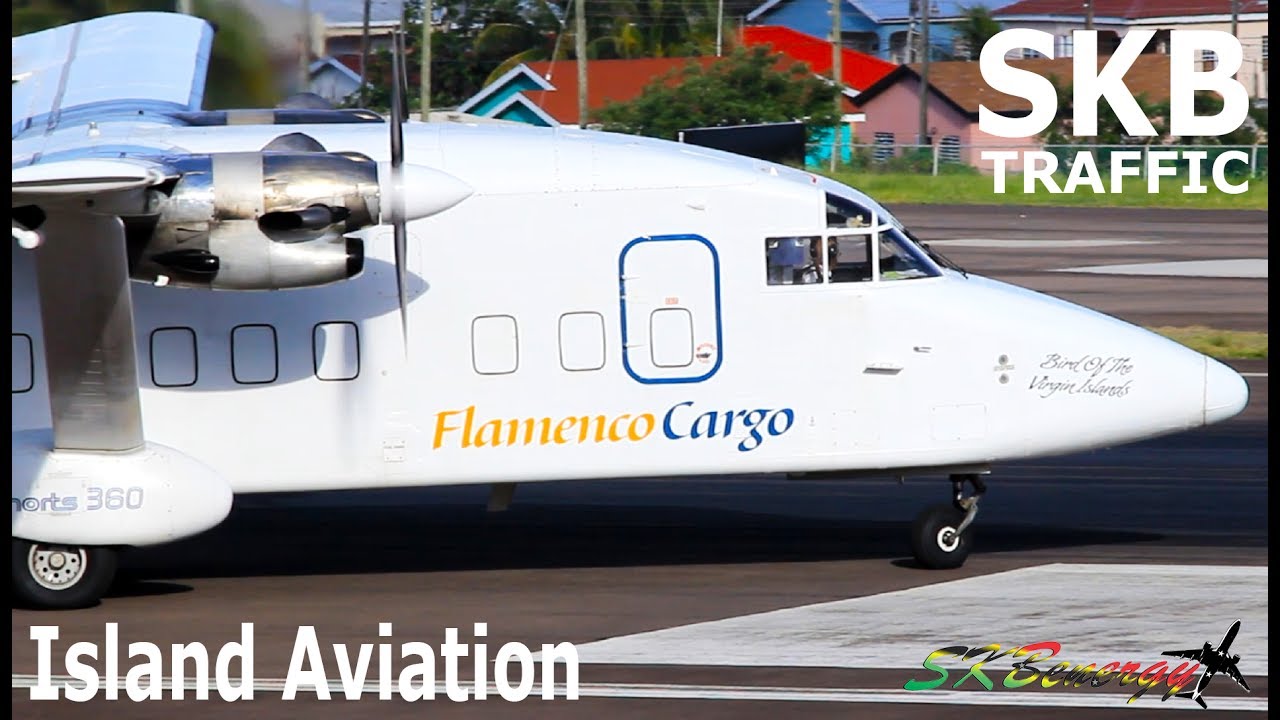 (The Flying Box) Air Flamenco Cargo Short 360F in action @ St. Kitts Airport !!!