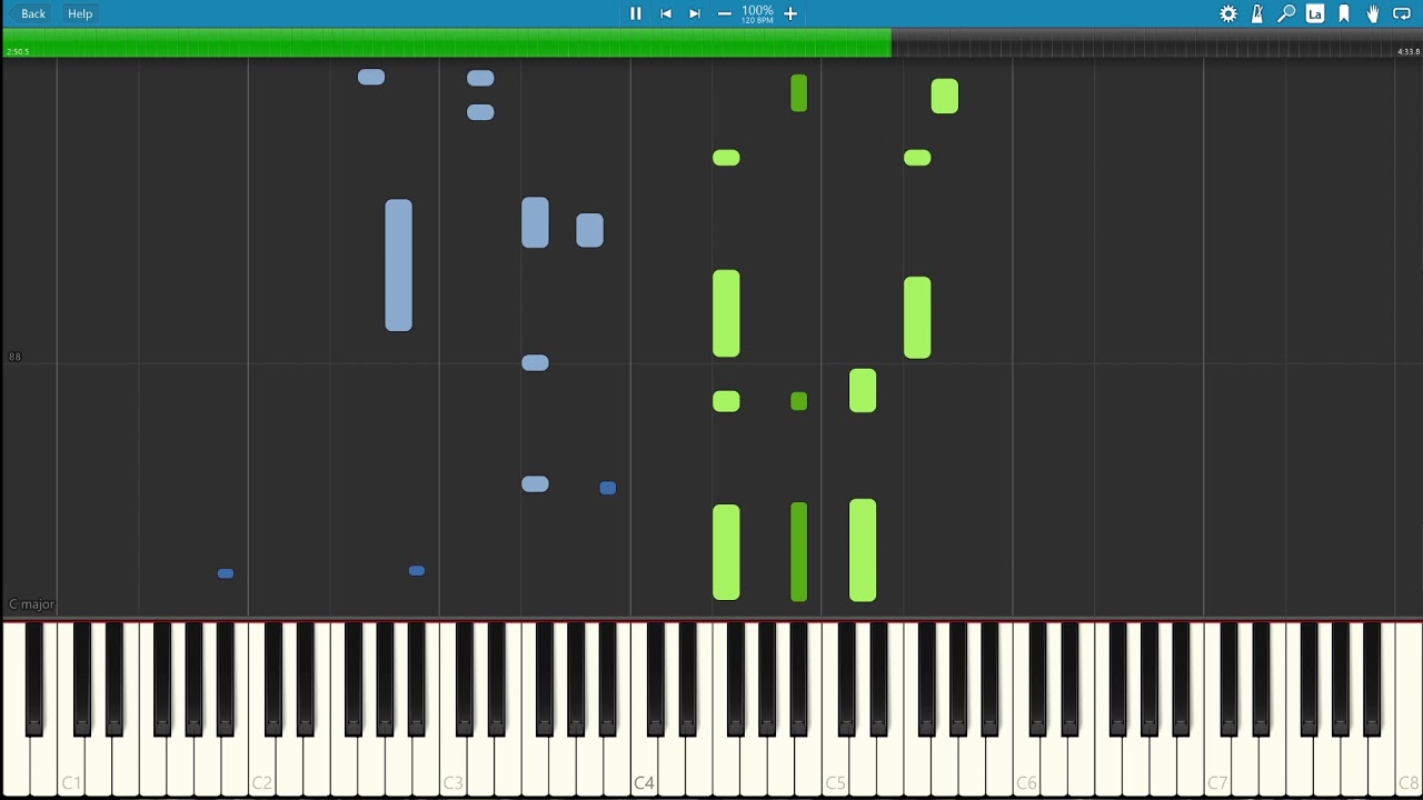 Elliott Smith - Waltz #2 Piano Synthesia