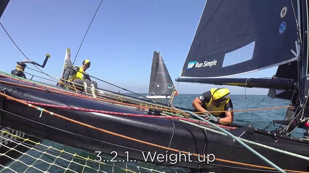 Immersive on board GC32 foiling catamaran experience....sound, no music