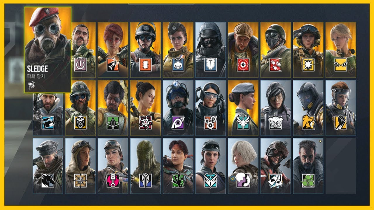 [~23.04] 레식 정예스킨 모음 ㅣ All Elite Skin MVP / Rainbow Six Siege