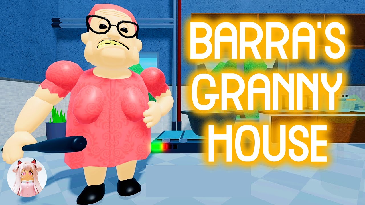 BARRA'S GRANNY HOUSE (SCARY OBBY) | Roblox Obby Gameplay Full Walkthrough No death 4K