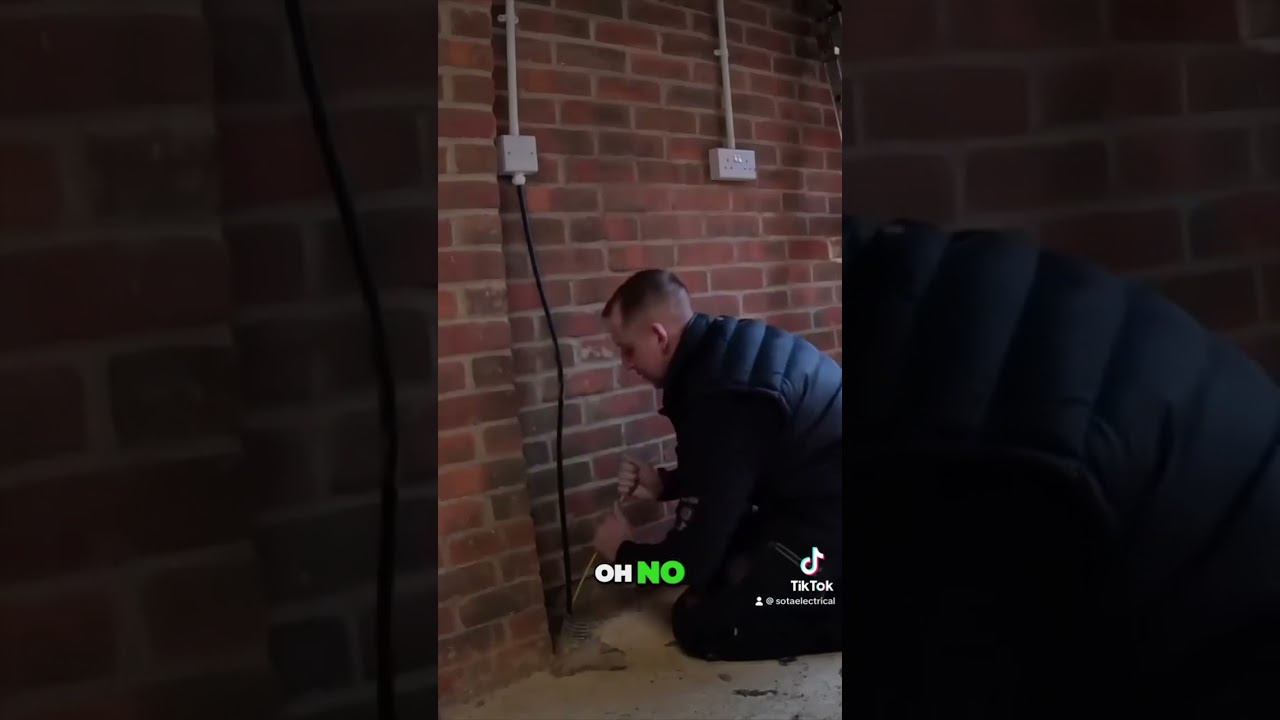 NIGHTMARE cable route PART 4 #electrician #sparkylife #ev