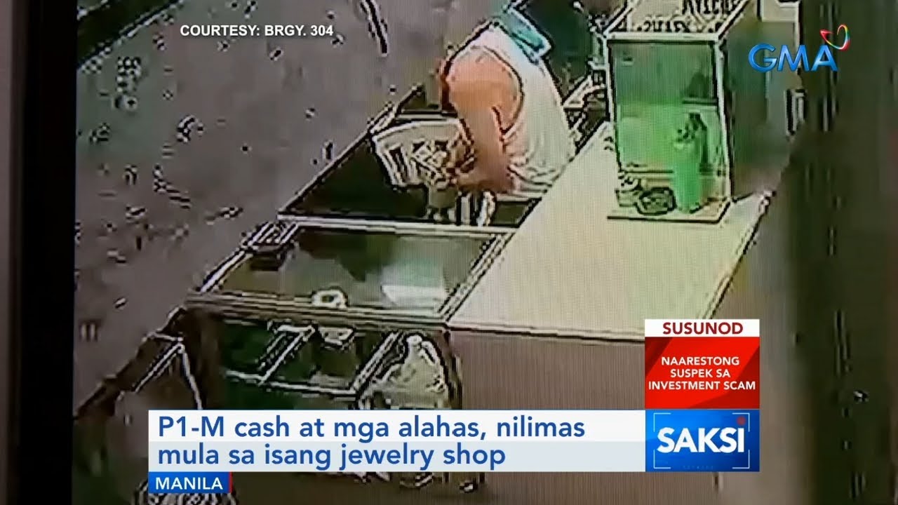 P1-M cash at mga alahas, nilimas mula sa isang jewelry shop | Saksi