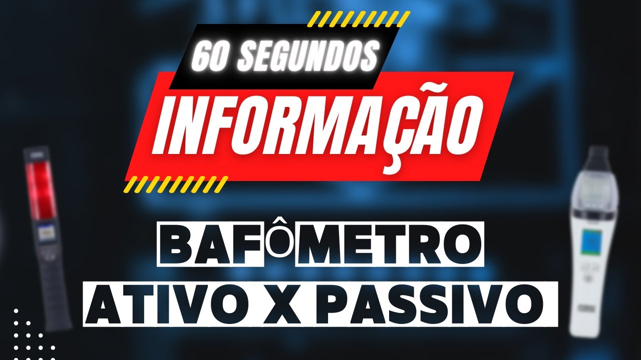 SAIBA A DIFERENÇA DO BAFÔMETRO ATIVO E PASSIVO l 60 SEGUNDOS DE INFORMAÇÃO l ASA INSTRUMENTOS