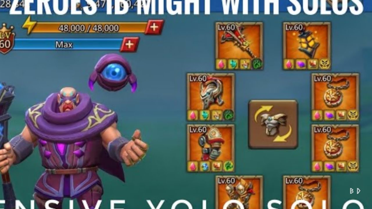 woody Q8 destroys a solo trap with solo hits!!| max account lords mobile|@LordsMobile #lordsmobile