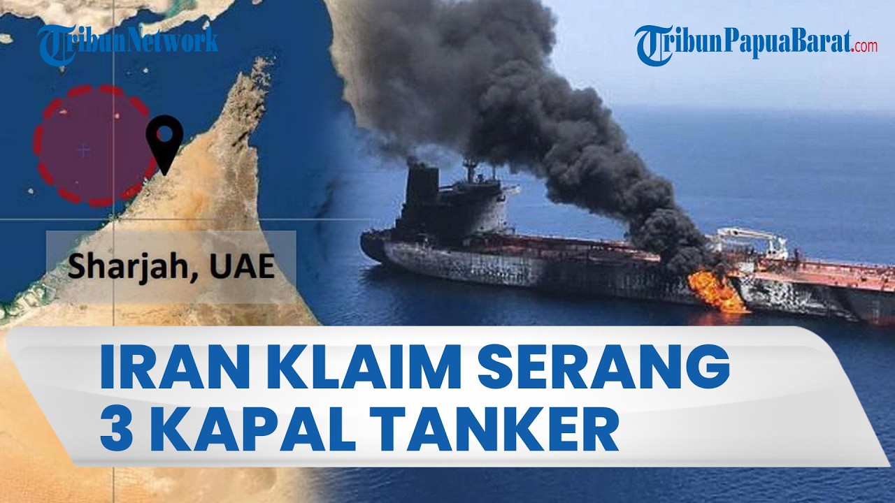 IRAN SERANG 3 KAPAL TANKER yang Nekat Melintas Selat Hormuz, 1 Ditenggelamkan
