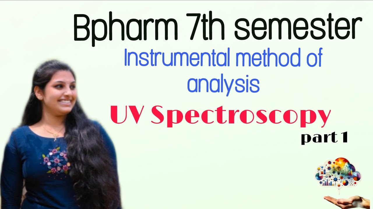 UV Spectroscopy Part 1 | Instrumental Methods of Analysis | B.Pharm 7th Sem | PharmaFocus Malayalam