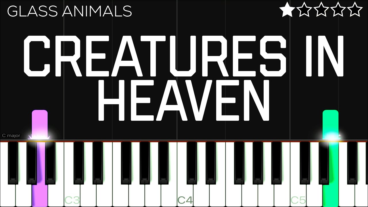 Glass Animals - Creatures In Heaven | EASY Piano Tutorial