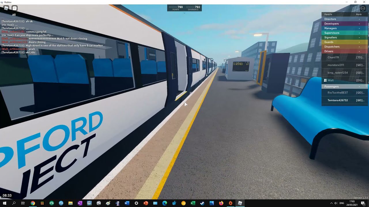 Trip to Whitefiled Lido from Stepford Central - Roblox SCR V1.7.3
