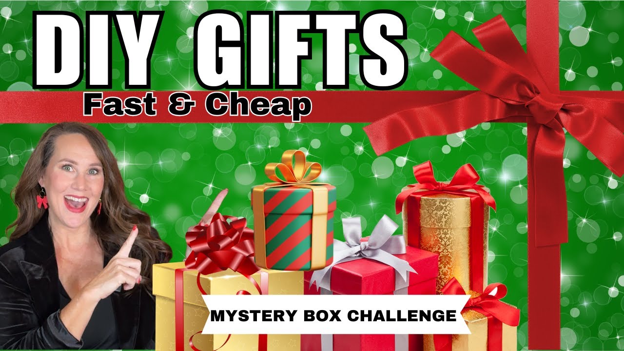 Make These DIY Christmas Gifts NOW Before It's Too Late! Mystery Box Challenge