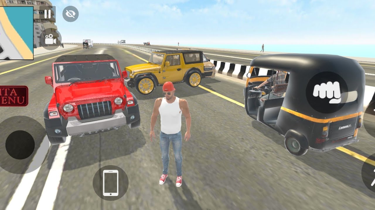 Michal ka new modified car and bike driving City ll Auto theif simulator indian 🎮 game ll