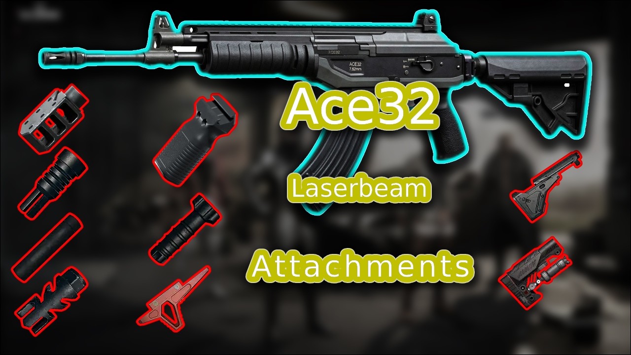 PUBG Ace32 Best Attachments