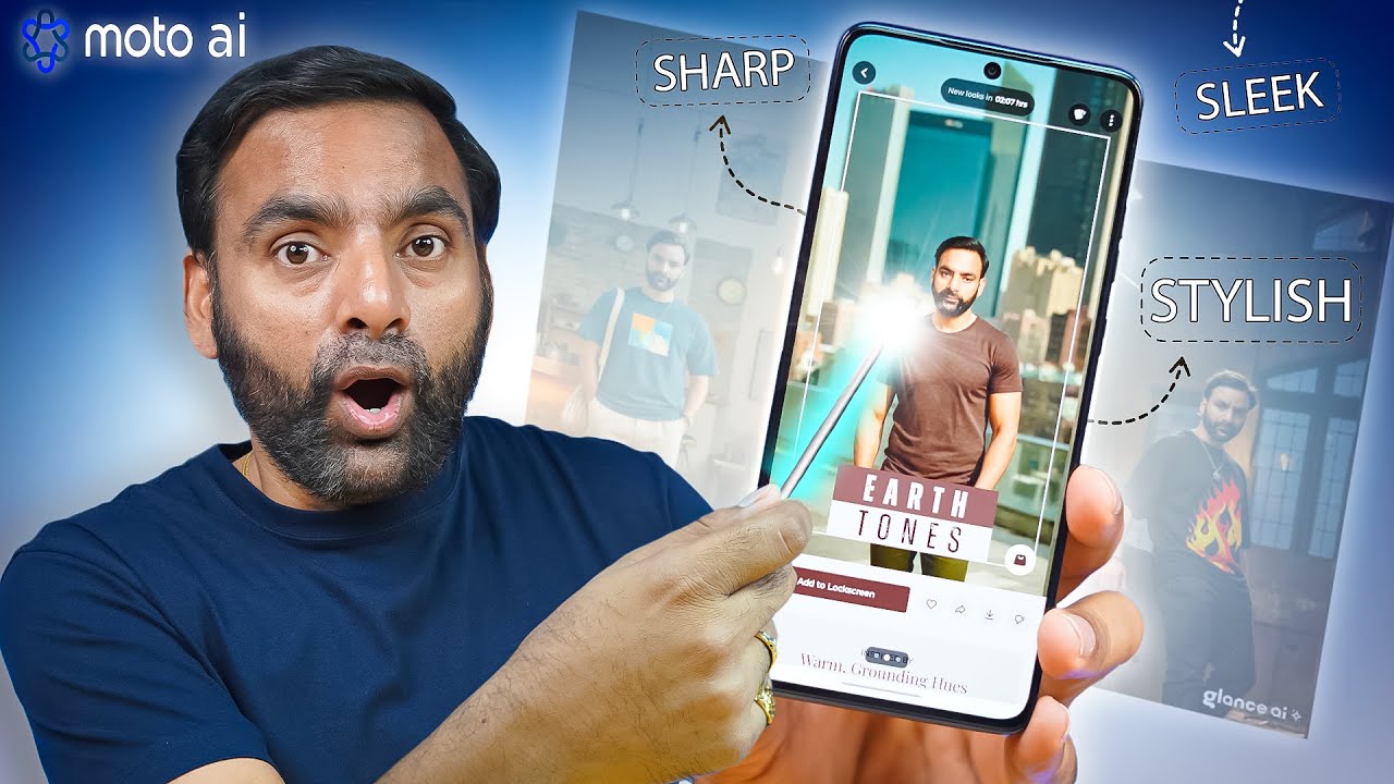Motorola Edge 60 AI Stylus Review | Glance AI, Stylus Features & Smart Tools, AI Shopping