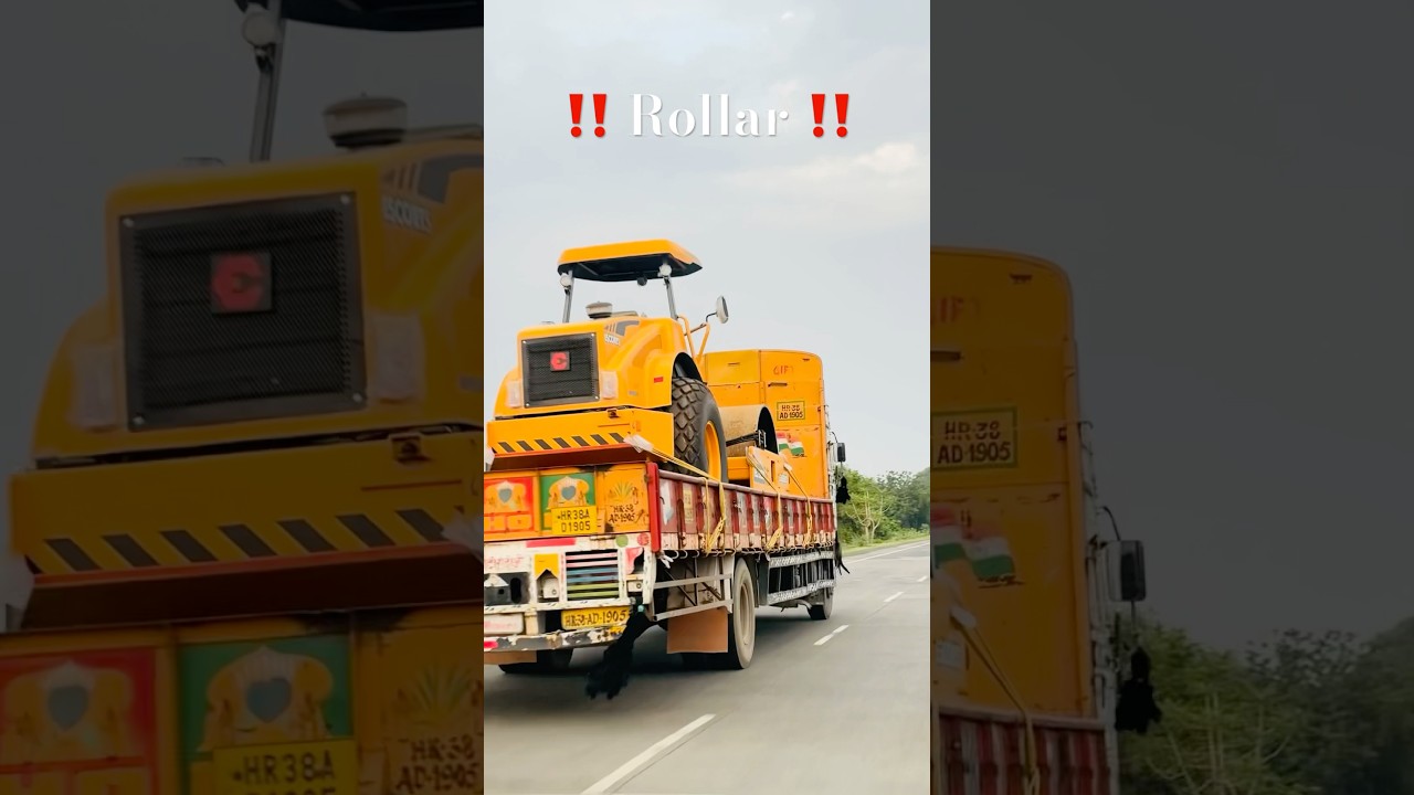 Road Roller || Transportation || Logistics || #shorts #shortsfeed #logistics #safety #transportation