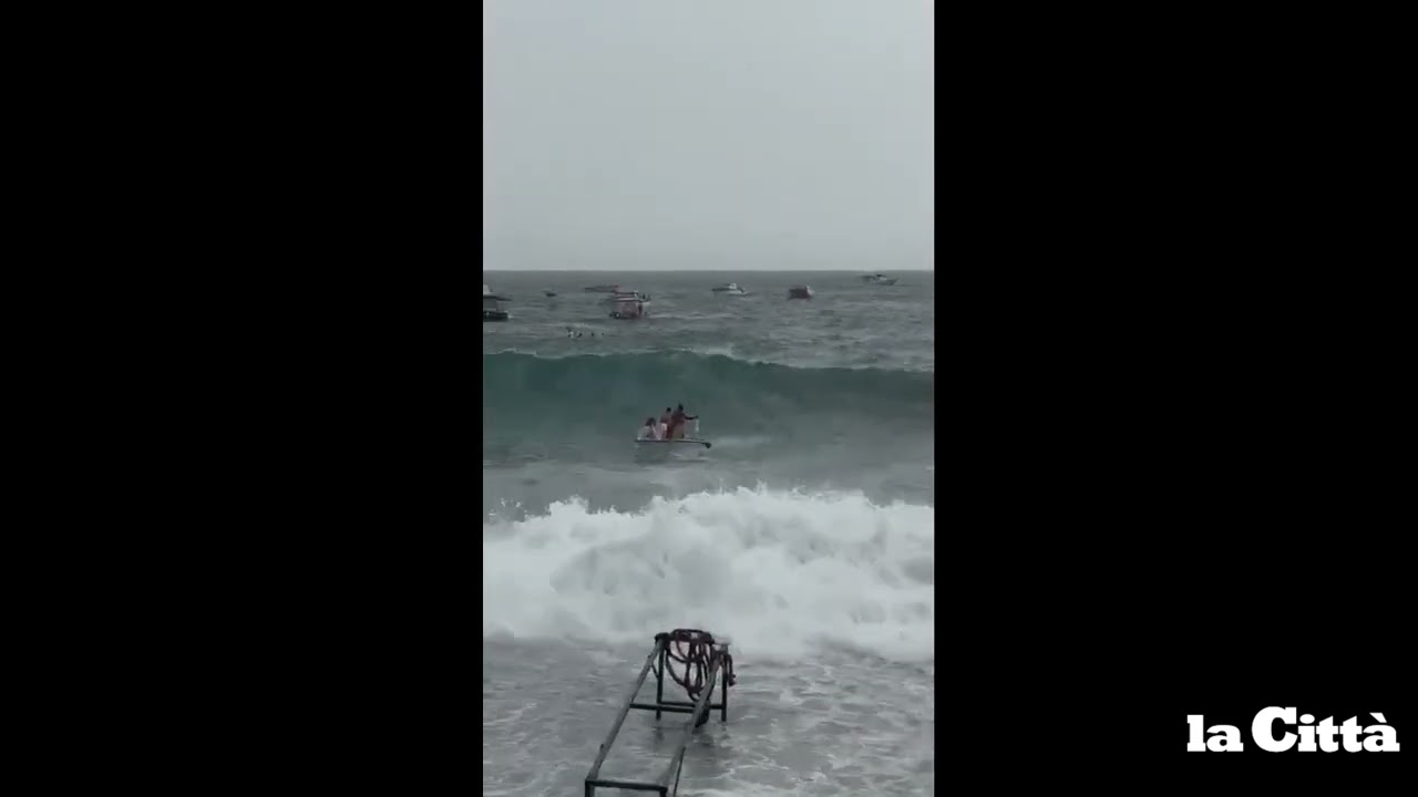 Emergenza mareggiate in Costiera Amalfitana