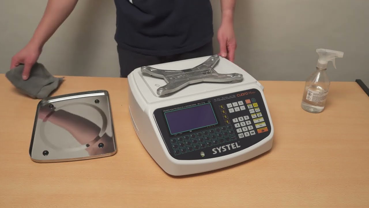 ¿Cómo limpiar las balanzas Systel?