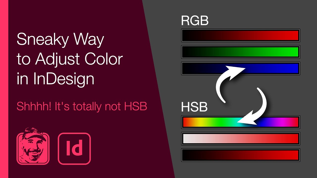 Sneaky Way to Adjust Color in InDesign (Shhhh! It's totally not HSB)