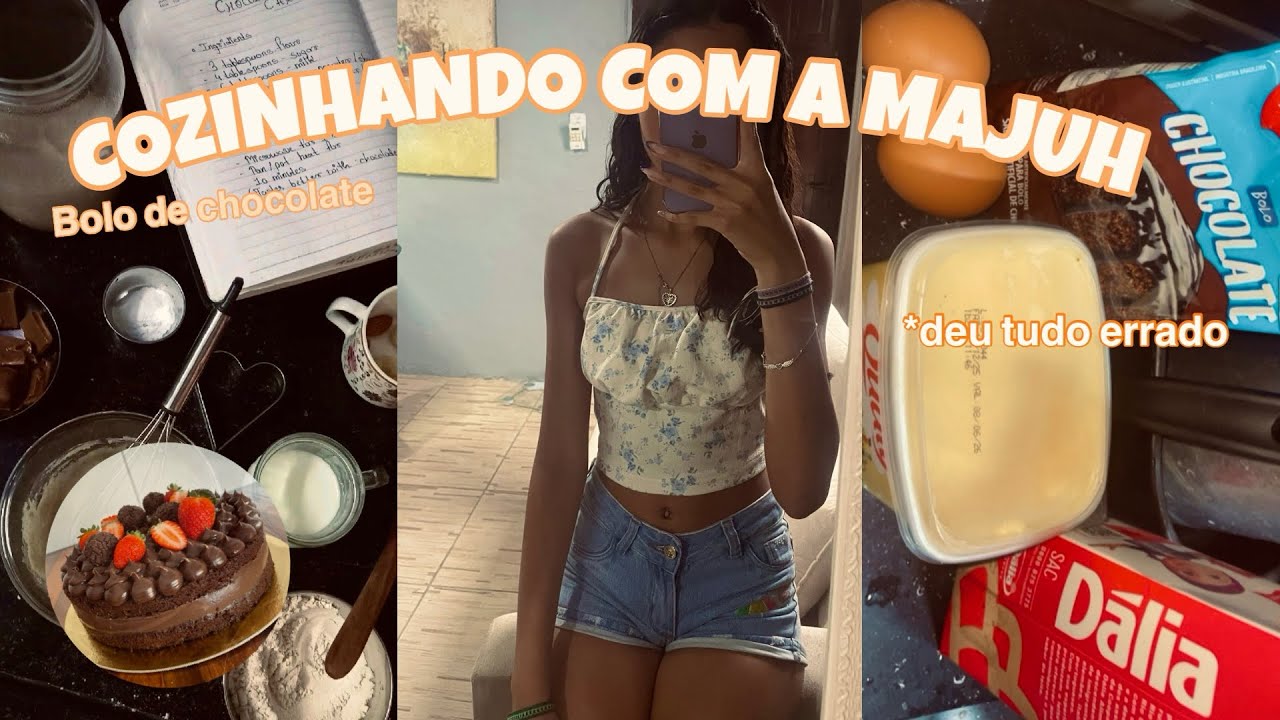 COZINHANDO COM A MAJUH✨// novo quadro // bolo chocolate🥮