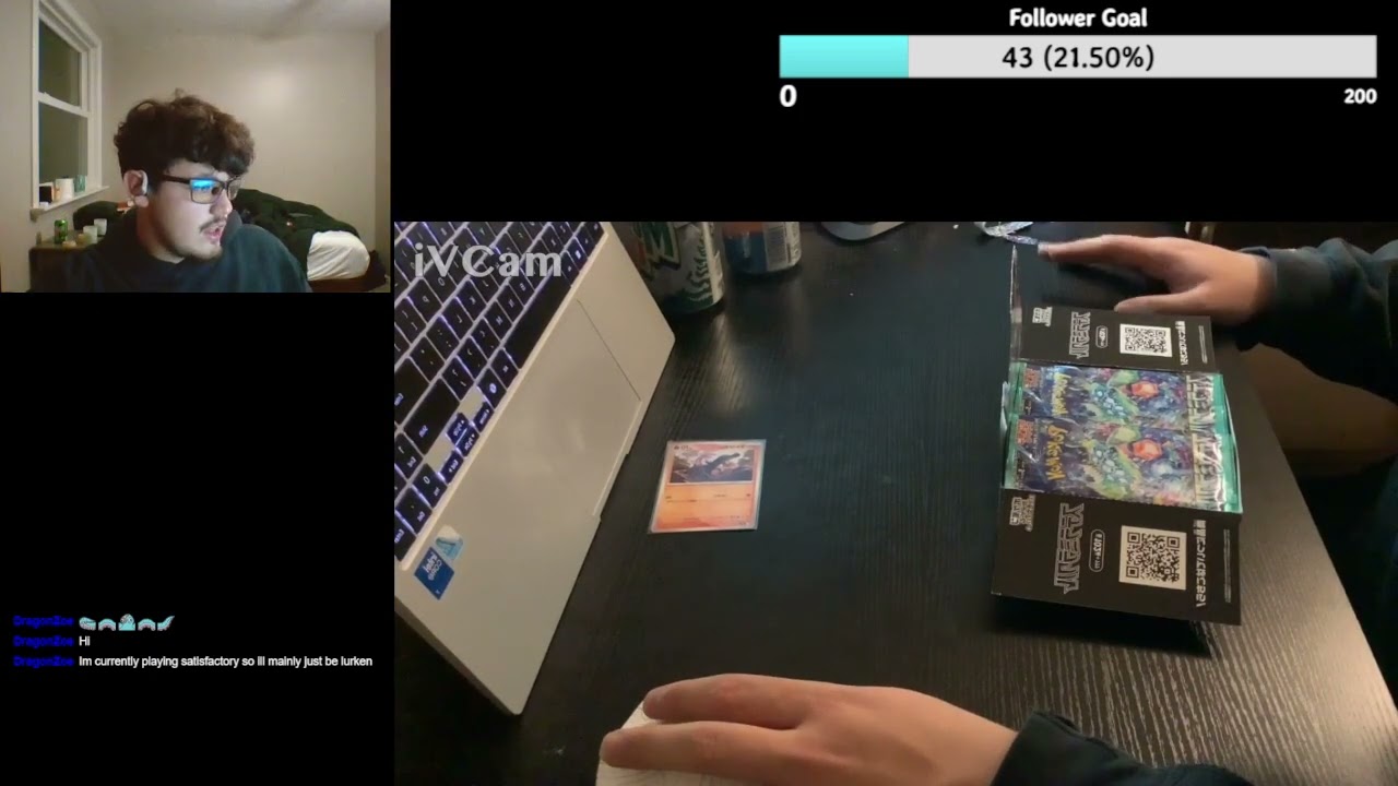 Twitch VOD "Opening a Stellar Miracle Booster Box on stream!!!"