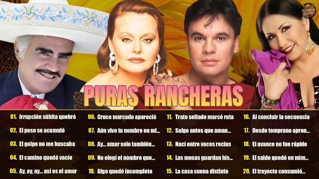 Vicente Fernández, Rocío Dúrcal, Juan Gabriel, Ana Gabriel ❤️ ÉXITOS LO MEJOR DE LA MÚSICA RANCHERA