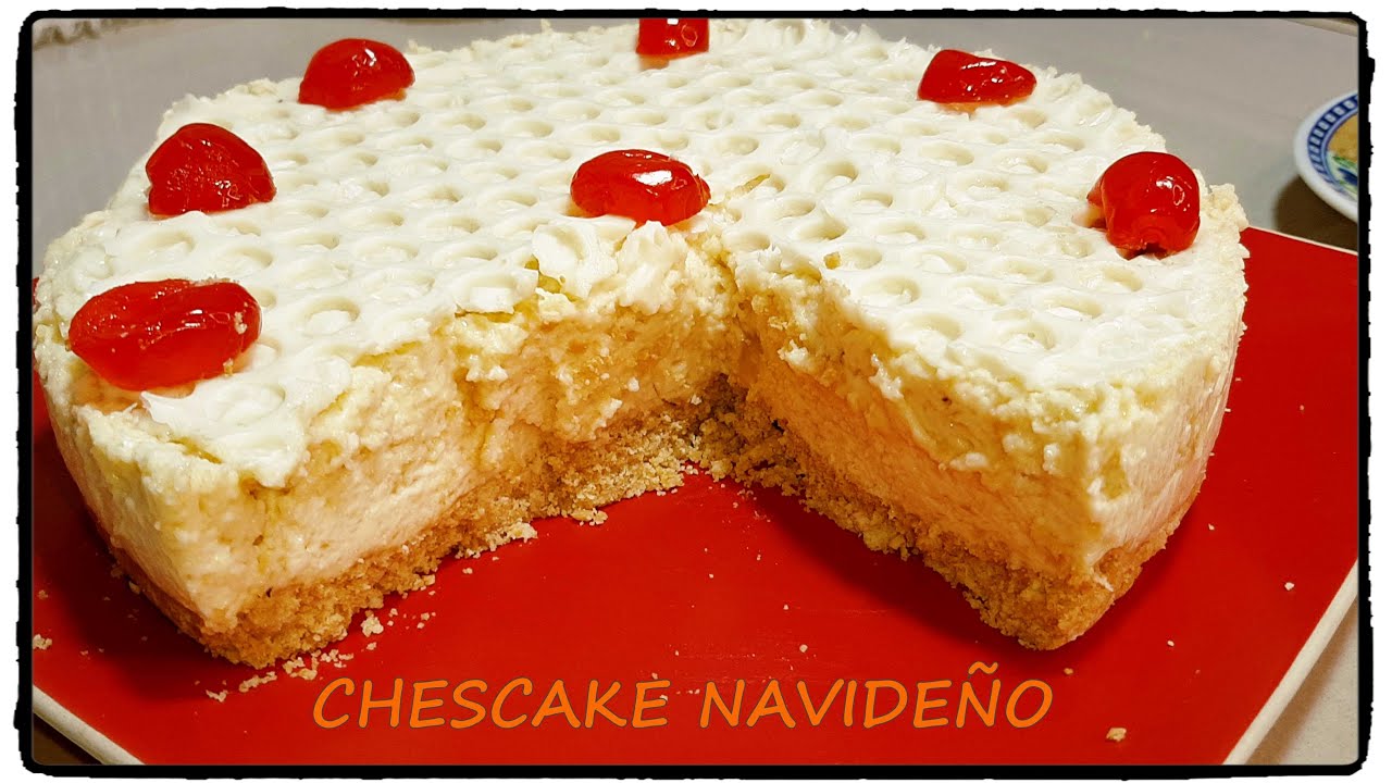 Chesscake Navideño de turrón