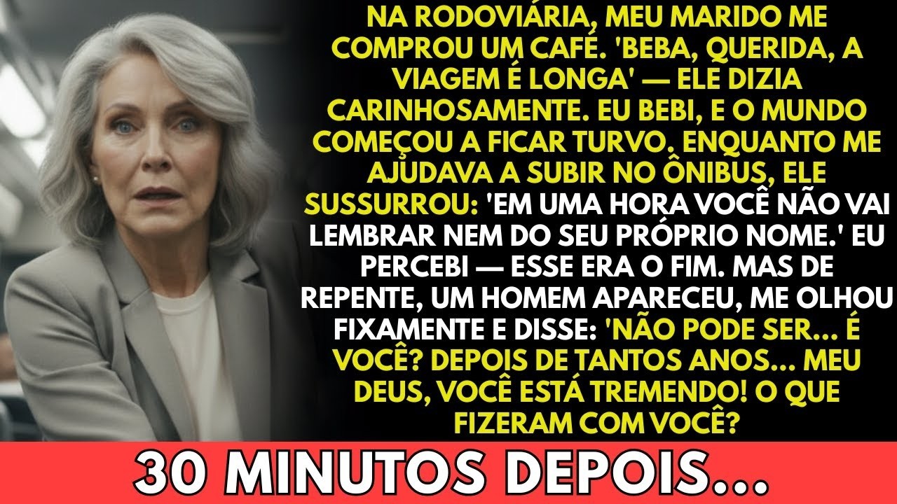 Meu marido me deu um café na rodoviária e sussurrou_ _Em uma hora você não vai lembrar nem seu nome_